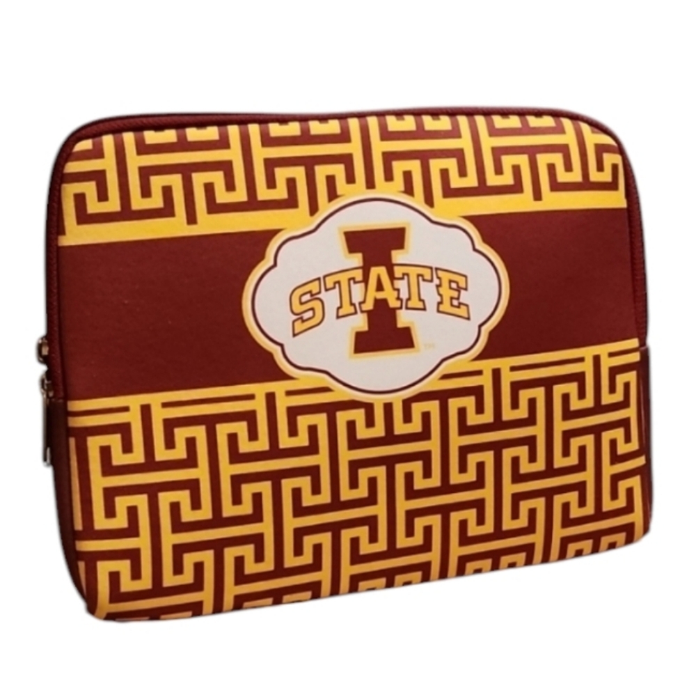 Iowa State University neoprene Makeup Cosmetic Case